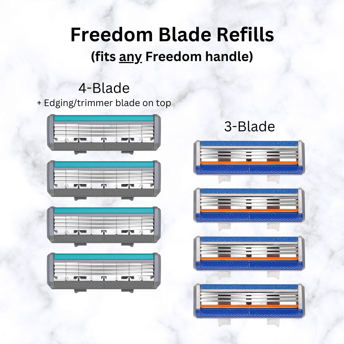 Freedom Razor Blade Refills – Patriot Shave