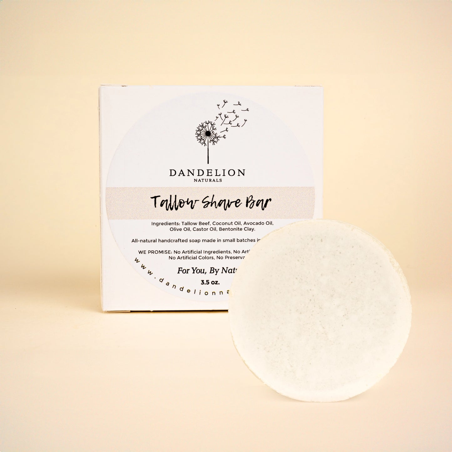 Ladies Tallow Shave Soap Bar