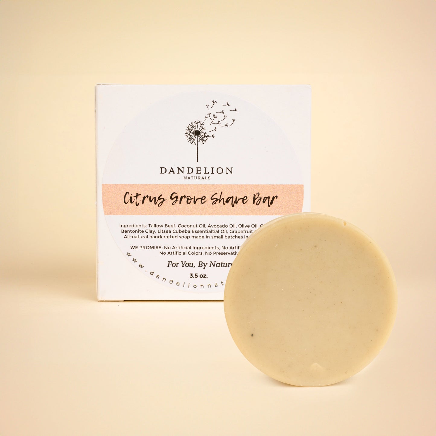 Ladies Tallow Shave Soap Bar