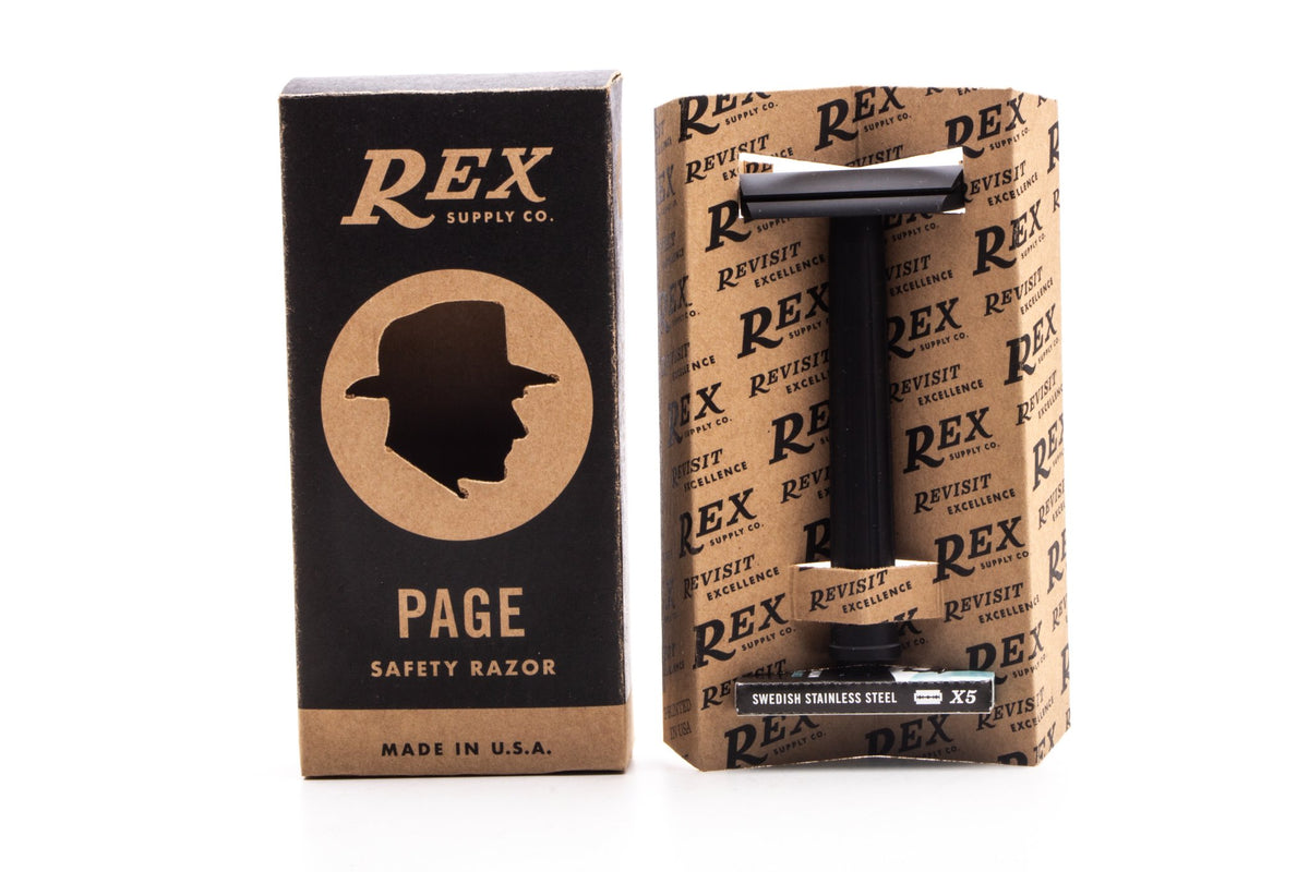 Rex Supply Co. Page Aluminum Safety Razor