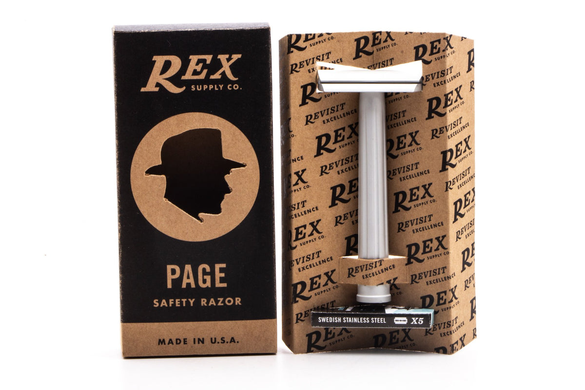 Rex Supply Co. Page Aluminum Safety Razor