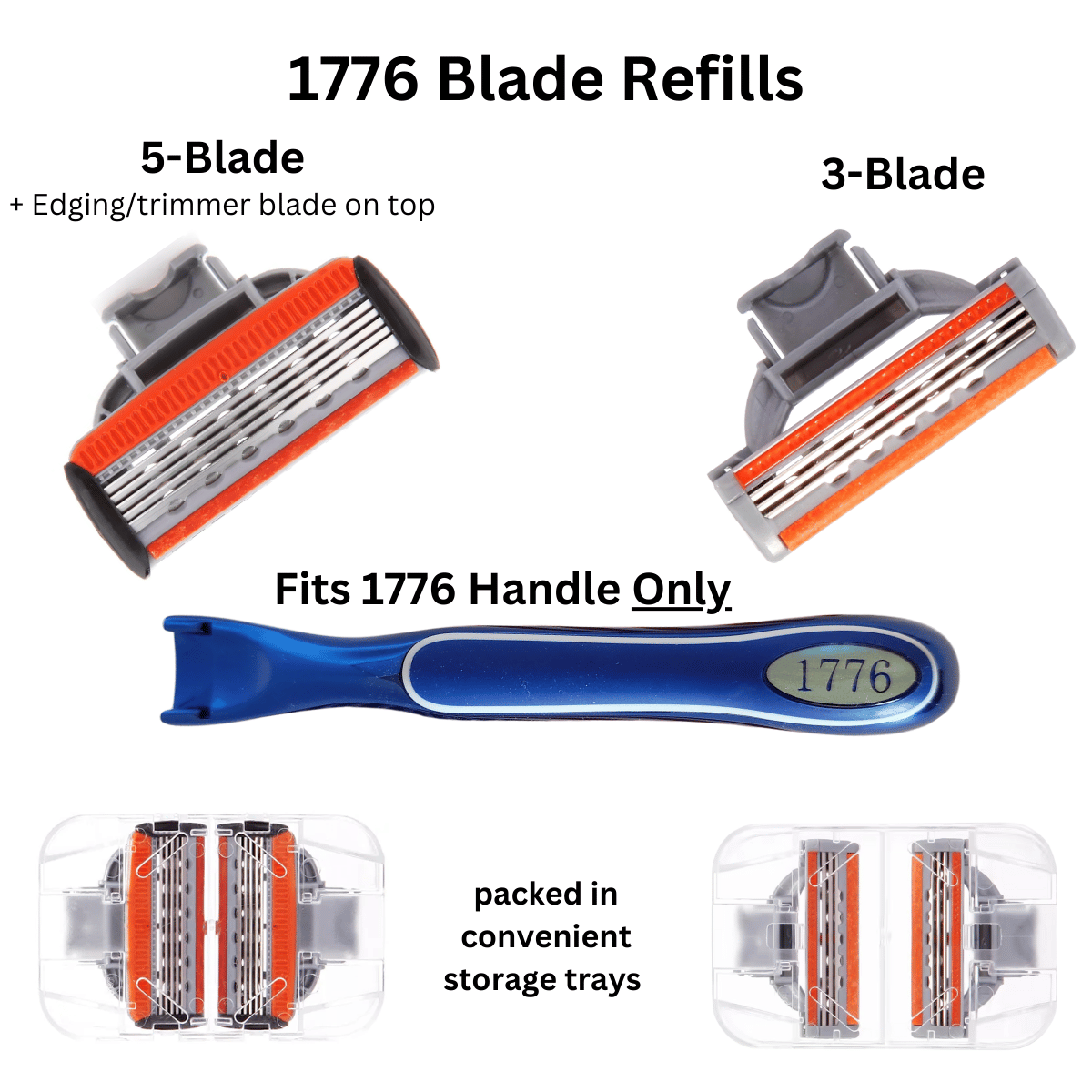 1776 Razor Blade Refills