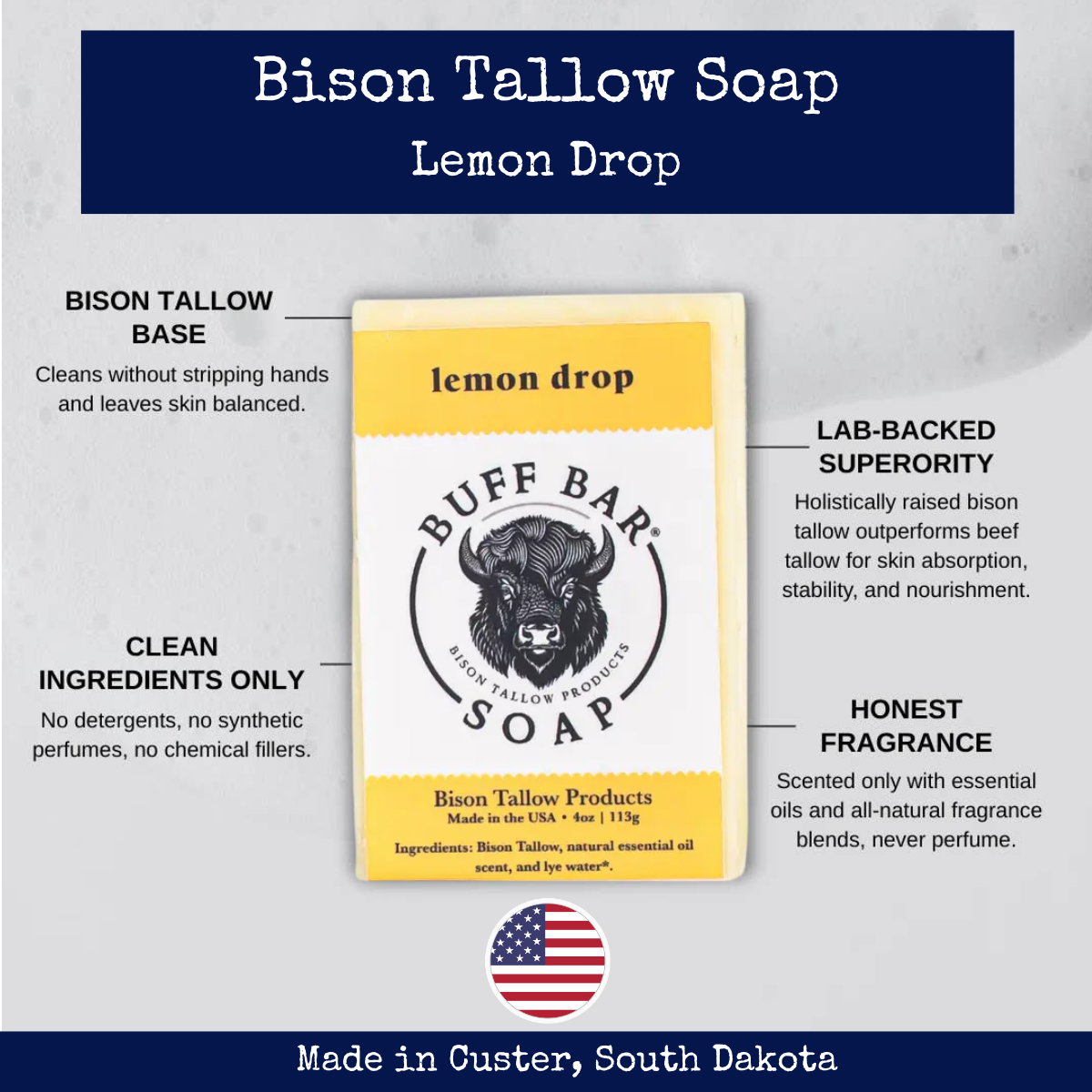 Bison Tallow Soap