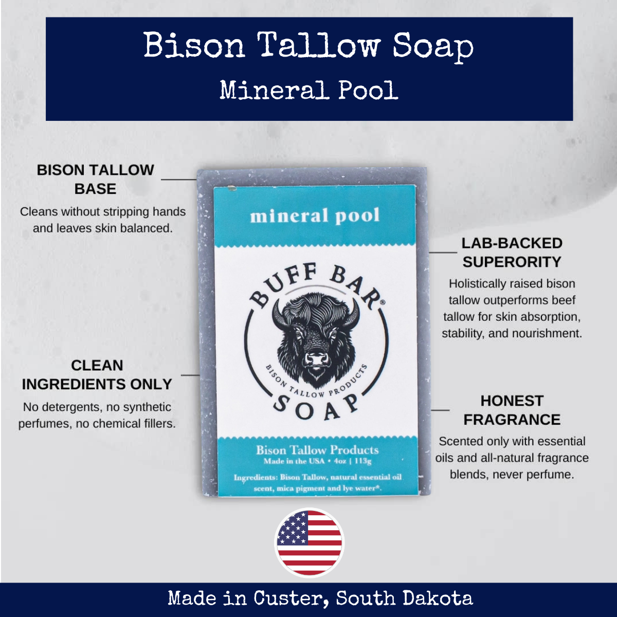 Bison Tallow Soap