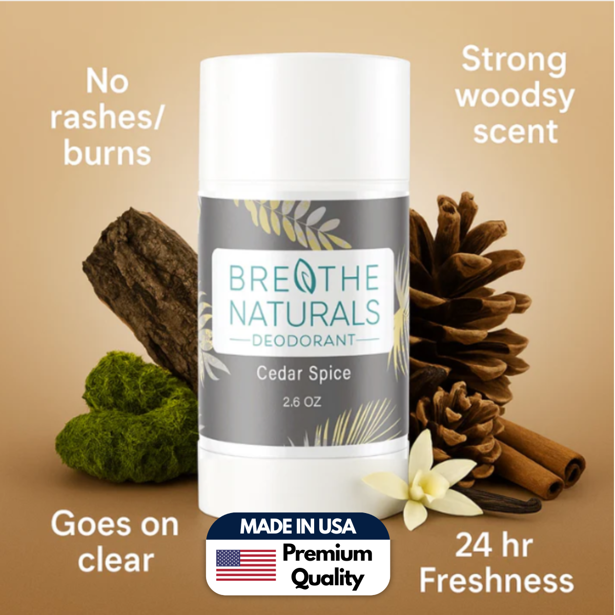 Breathe Naturals Deodorant