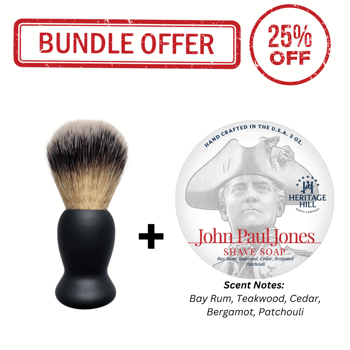 Shave Brush + Soap Starter Kit