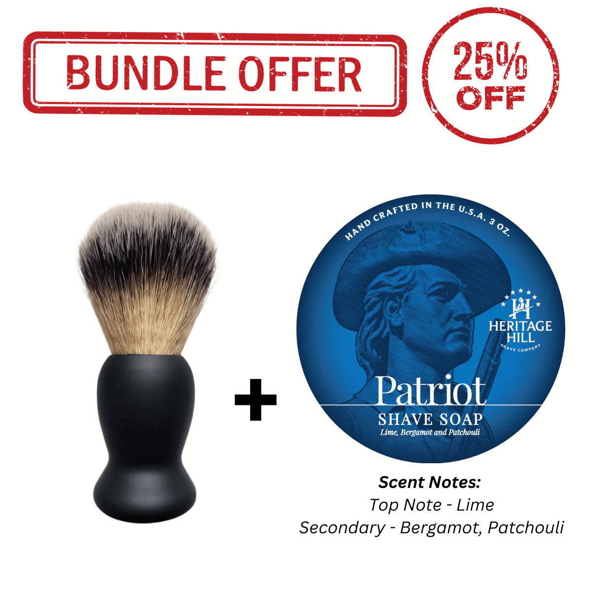 Shave Brush + Soap Starter Kit