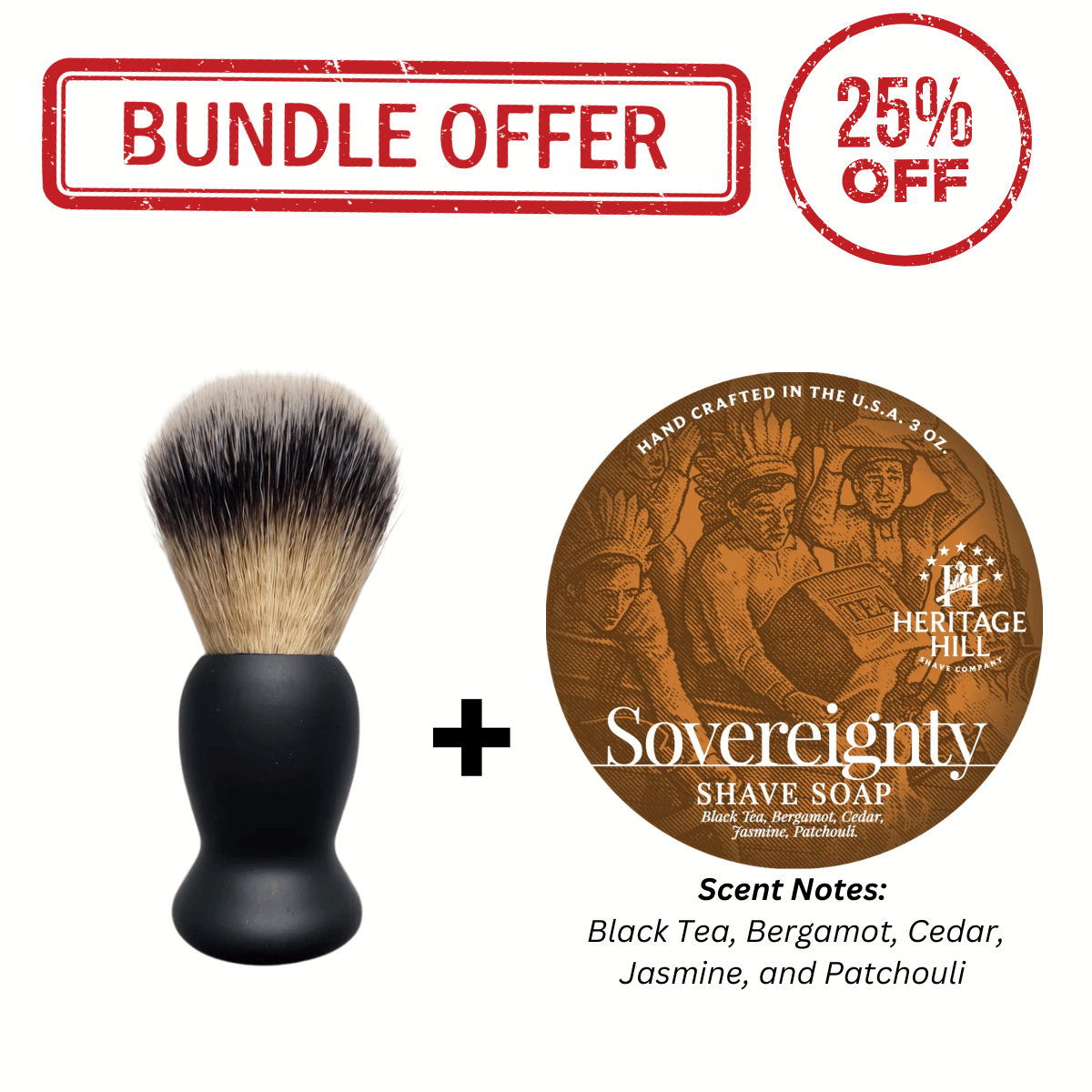 Shave Brush + Soap Starter Kit