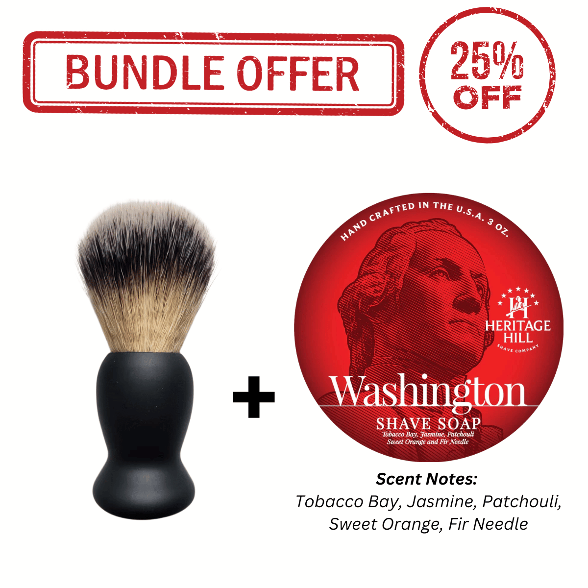 Shave Brush + Soap Starter Kit