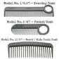 Carbon Fiber Combs