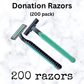 Donation Razors