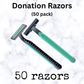 Donation Razors