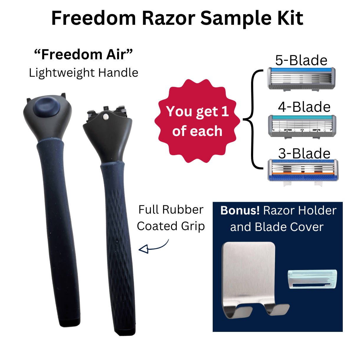Freedom Razor Discovery Pack