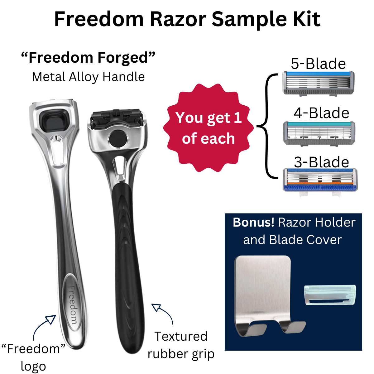 Freedom Razor Discovery Pack