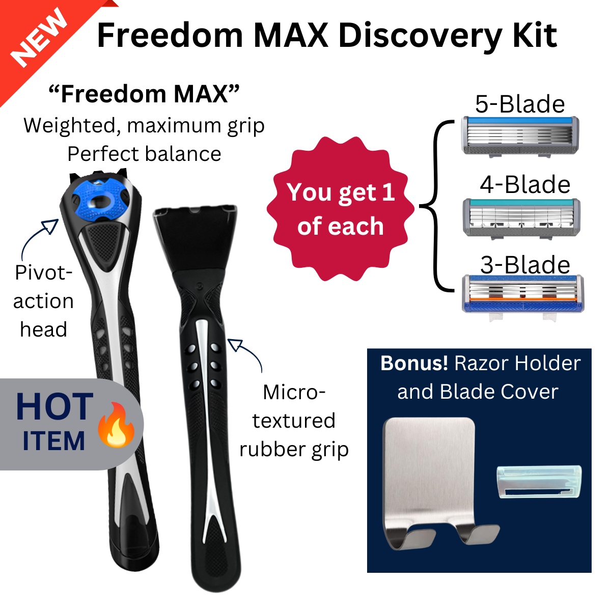 Freedom Razor Discovery Pack