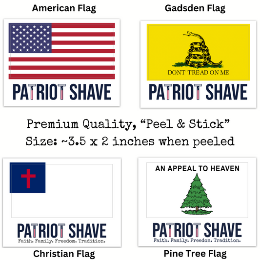 Flag Stickers (2 packs)