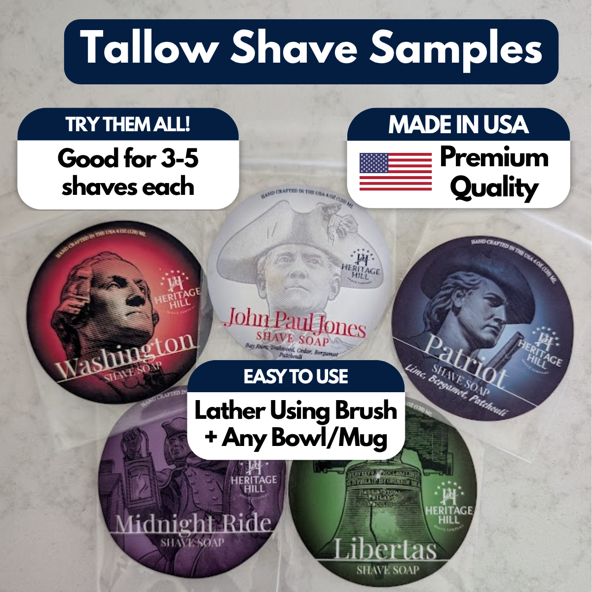 Shave Soap Samples