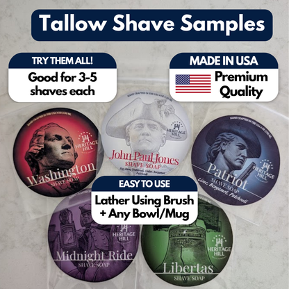 Shave Soap Samples