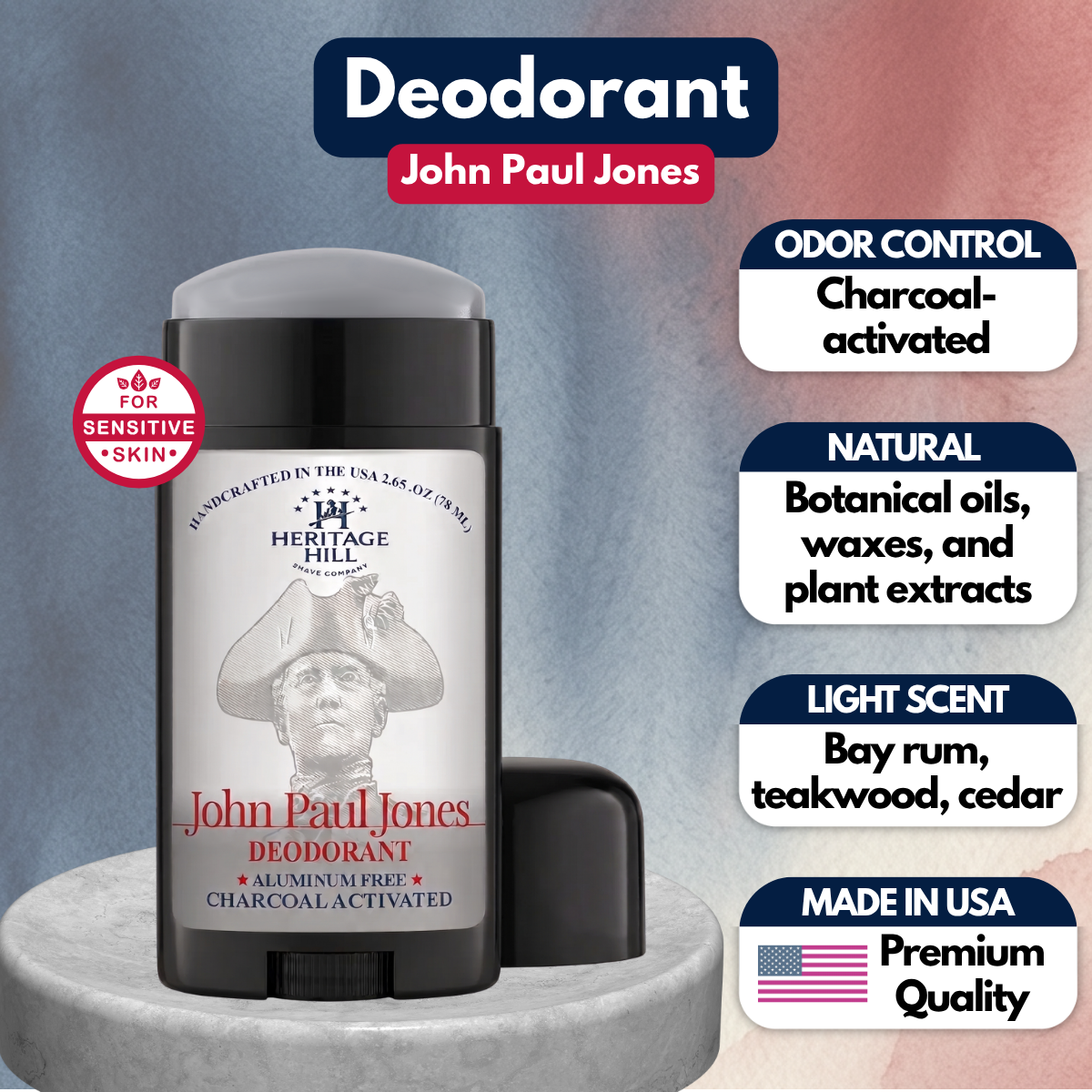 Heritage Natural Aluminum Free Deodorant