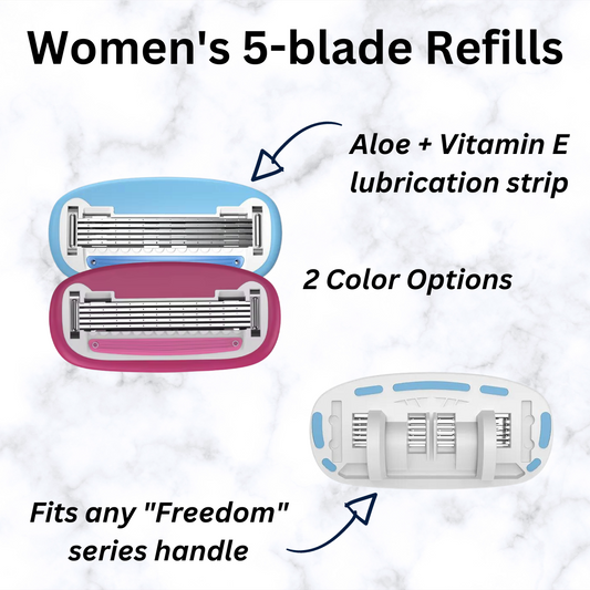 Lady Freedom 5-Blade Razor Refills