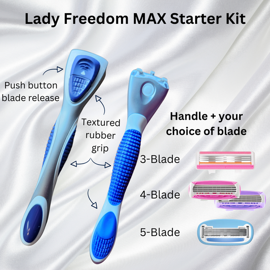 Lady Freedom MAX Razor Starter Kit