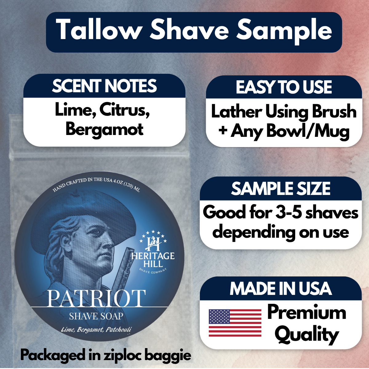 Shave Soap Samples