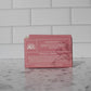 Tallow Soap Prickly Pear Scent Soap Box on quartz countertop with backsplash