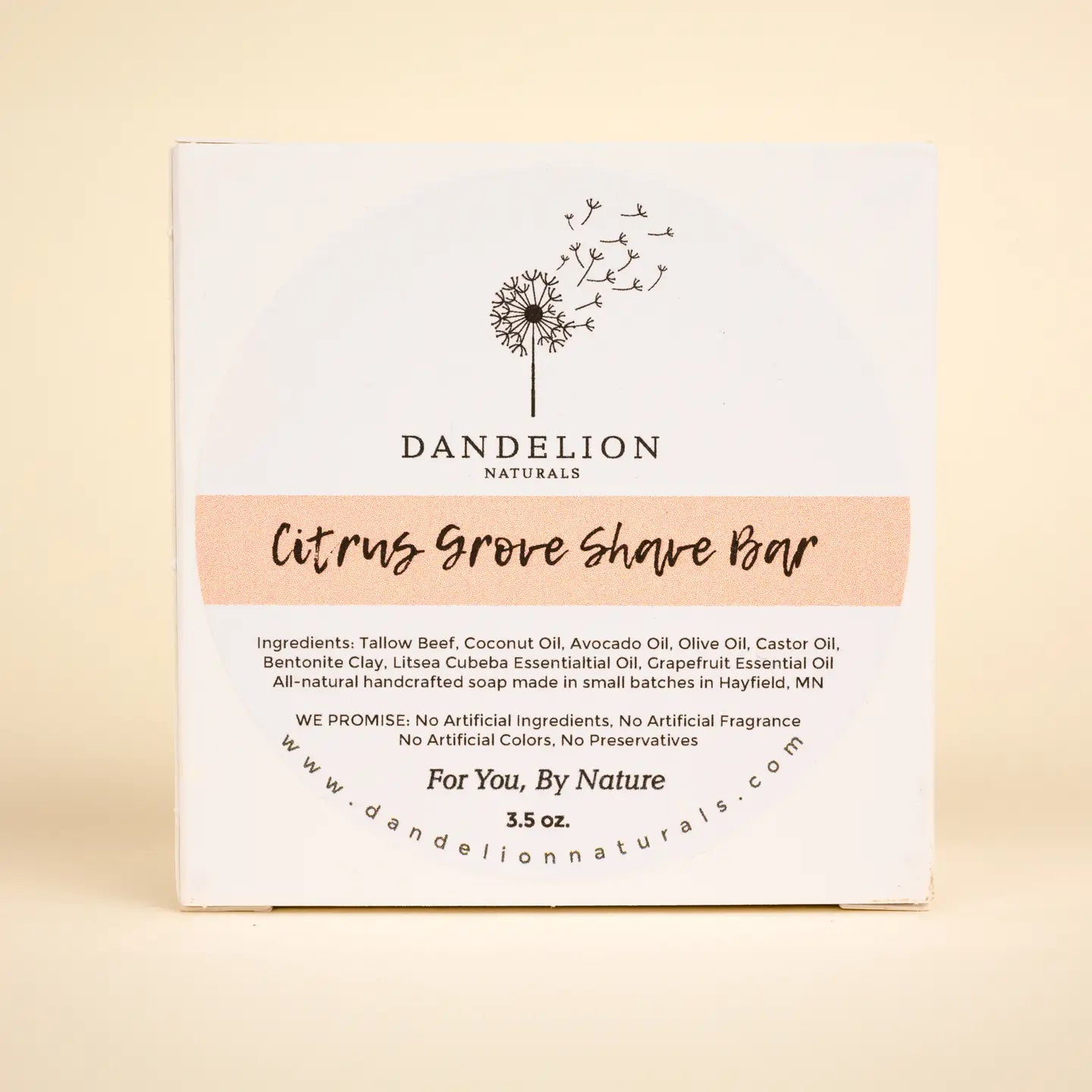 Ladies Tallow Shave Soap Bar