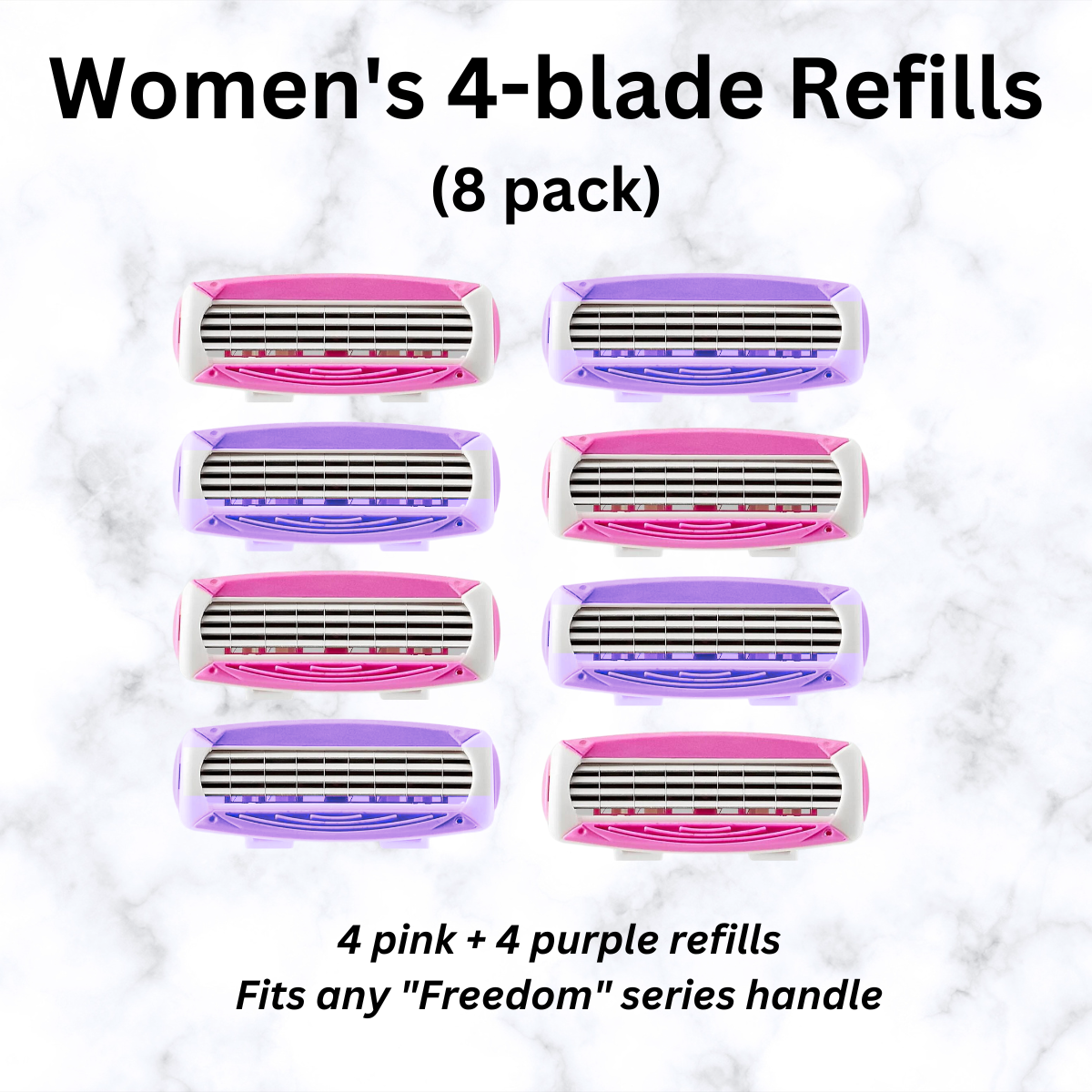 Lady Freedom 4-Blade Razor Refills